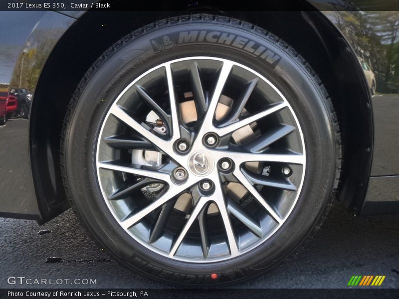 Caviar / Black 2017 Lexus ES 350