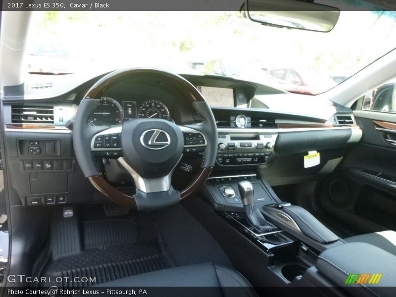 Caviar / Black 2017 Lexus ES 350