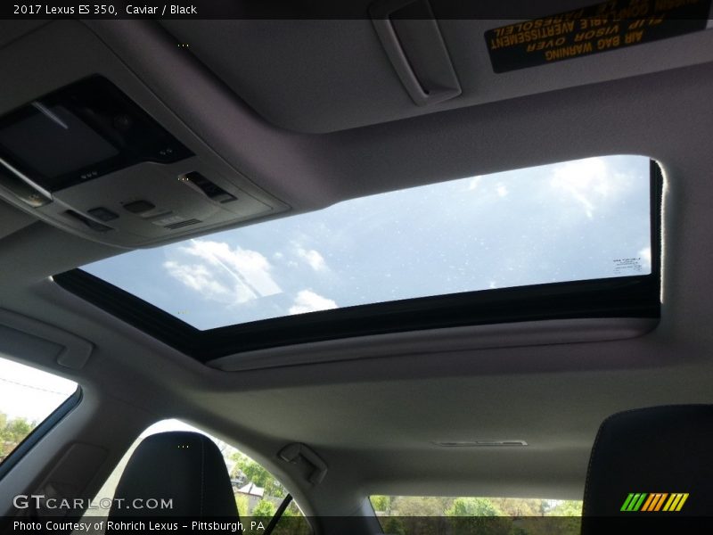 Caviar / Black 2017 Lexus ES 350