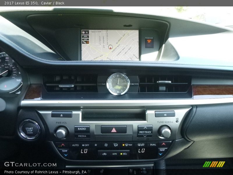 Caviar / Black 2017 Lexus ES 350
