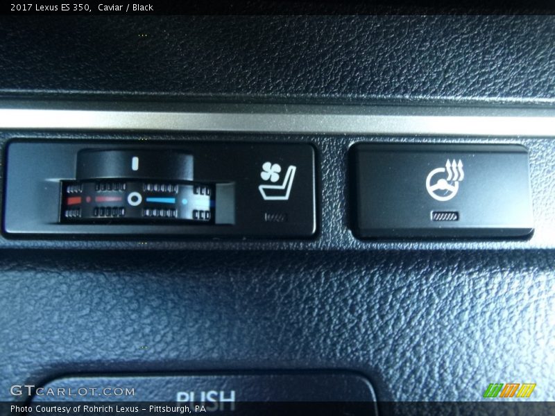 Caviar / Black 2017 Lexus ES 350