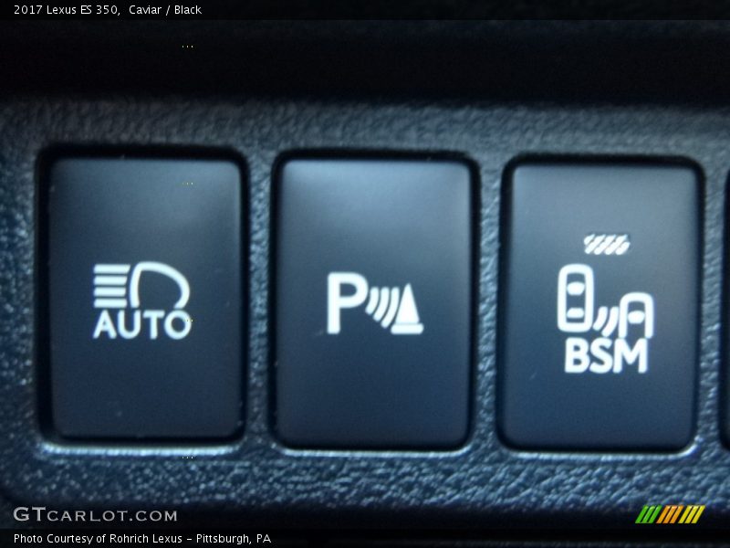 Caviar / Black 2017 Lexus ES 350