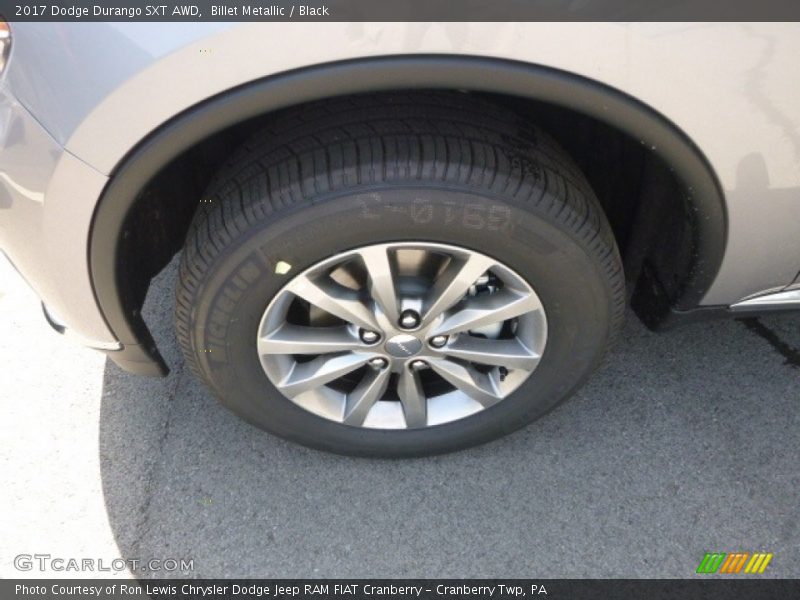 Billet Metallic / Black 2017 Dodge Durango SXT AWD