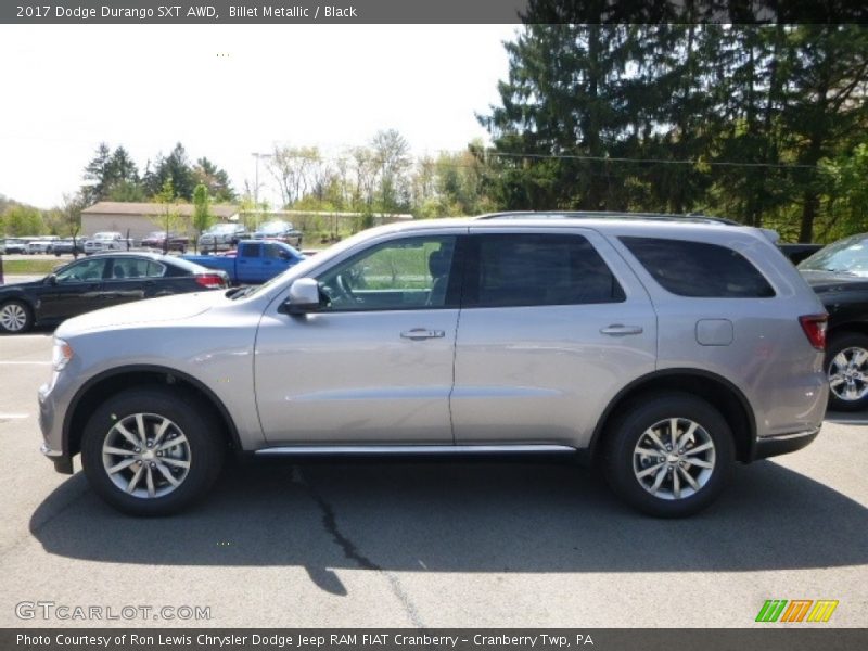 Billet Metallic / Black 2017 Dodge Durango SXT AWD