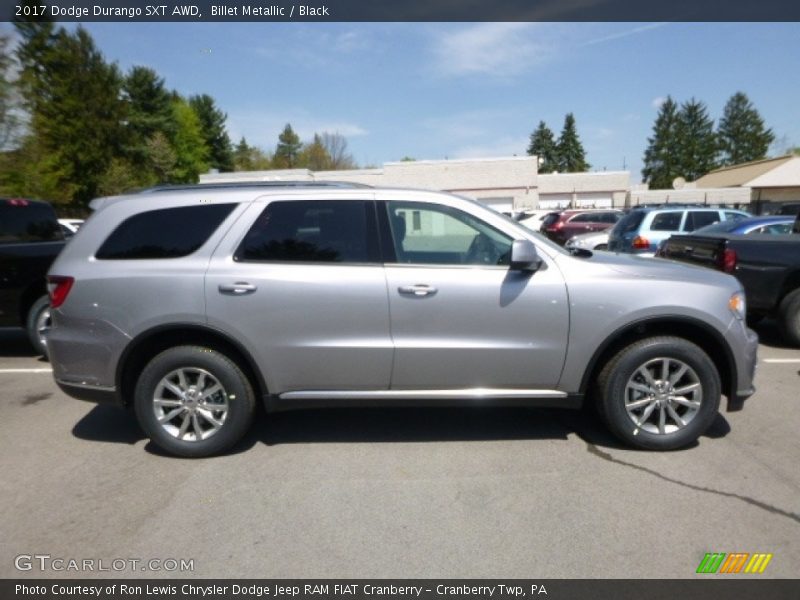 Billet Metallic / Black 2017 Dodge Durango SXT AWD