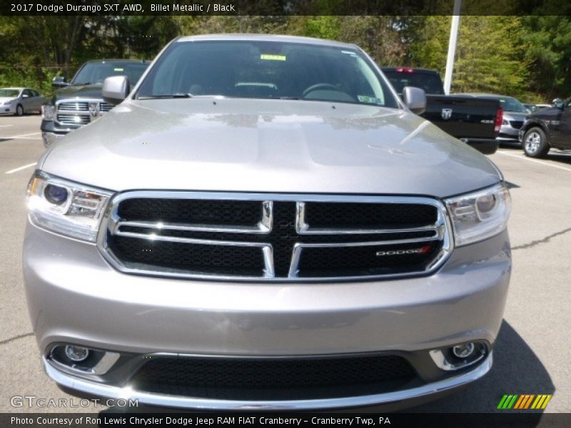 Billet Metallic / Black 2017 Dodge Durango SXT AWD