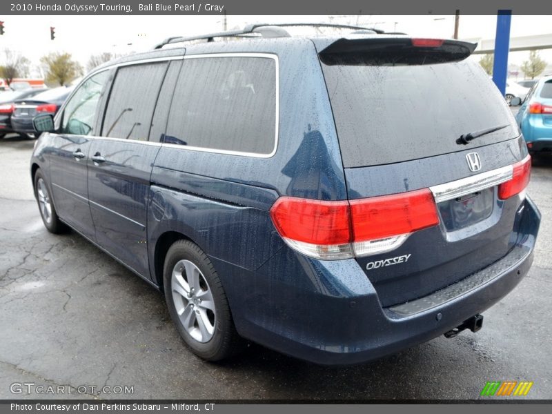 Bali Blue Pearl / Gray 2010 Honda Odyssey Touring