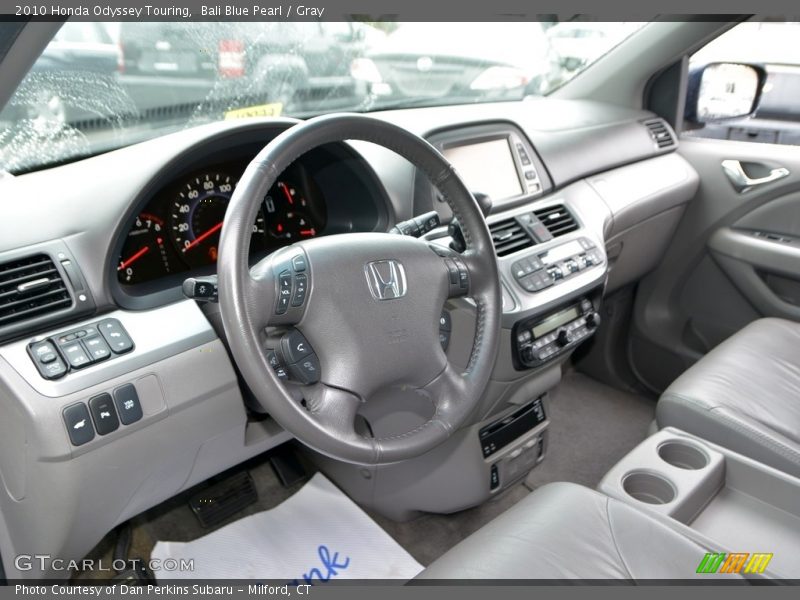 Bali Blue Pearl / Gray 2010 Honda Odyssey Touring