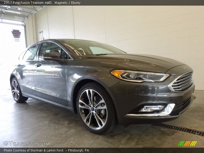 Magnetic / Ebony 2017 Ford Fusion Titanium AWD