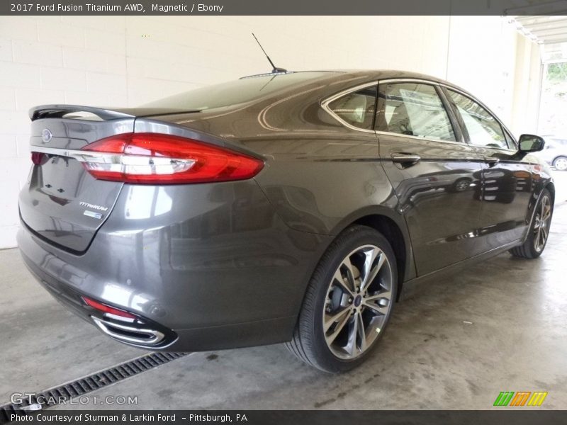 Magnetic / Ebony 2017 Ford Fusion Titanium AWD
