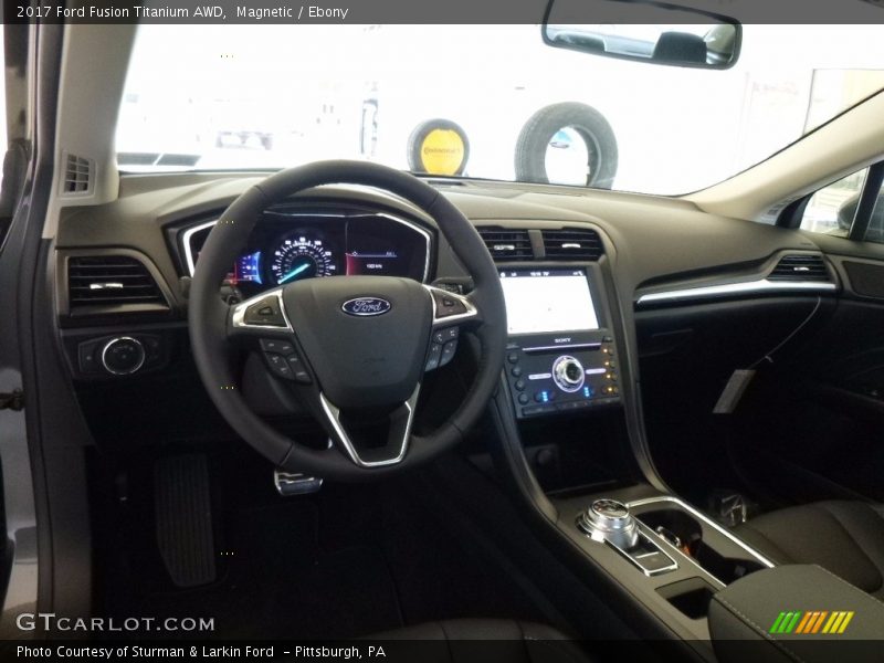 Magnetic / Ebony 2017 Ford Fusion Titanium AWD