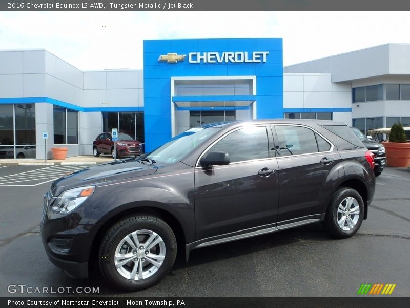 Tungsten Metallic / Jet Black 2016 Chevrolet Equinox LS AWD