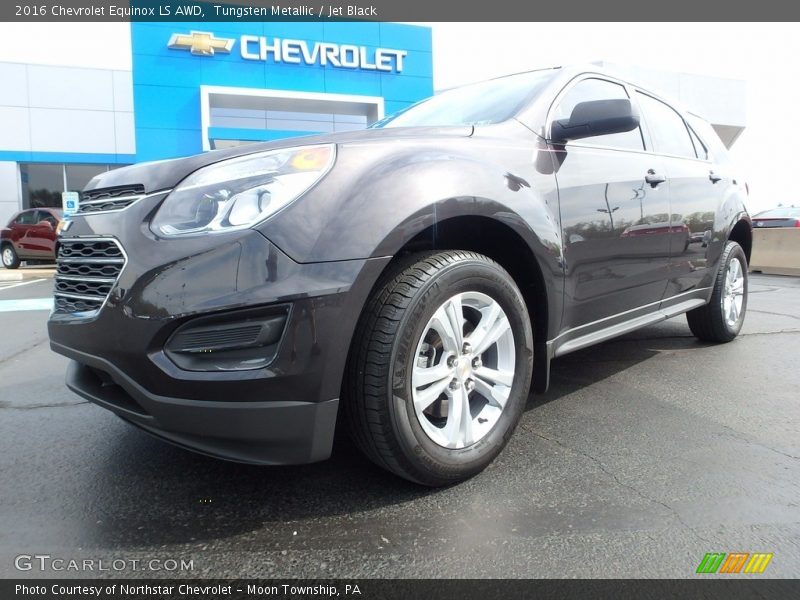 Tungsten Metallic / Jet Black 2016 Chevrolet Equinox LS AWD