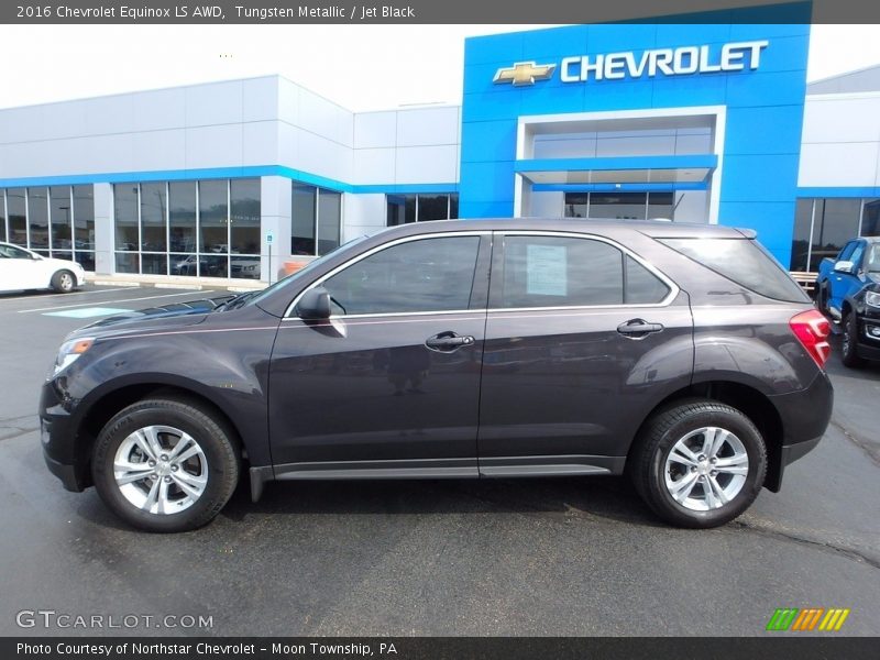 Tungsten Metallic / Jet Black 2016 Chevrolet Equinox LS AWD