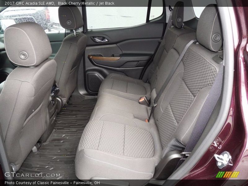 Black Cherry Metallic / Jet Black 2017 GMC Acadia SLE AWD