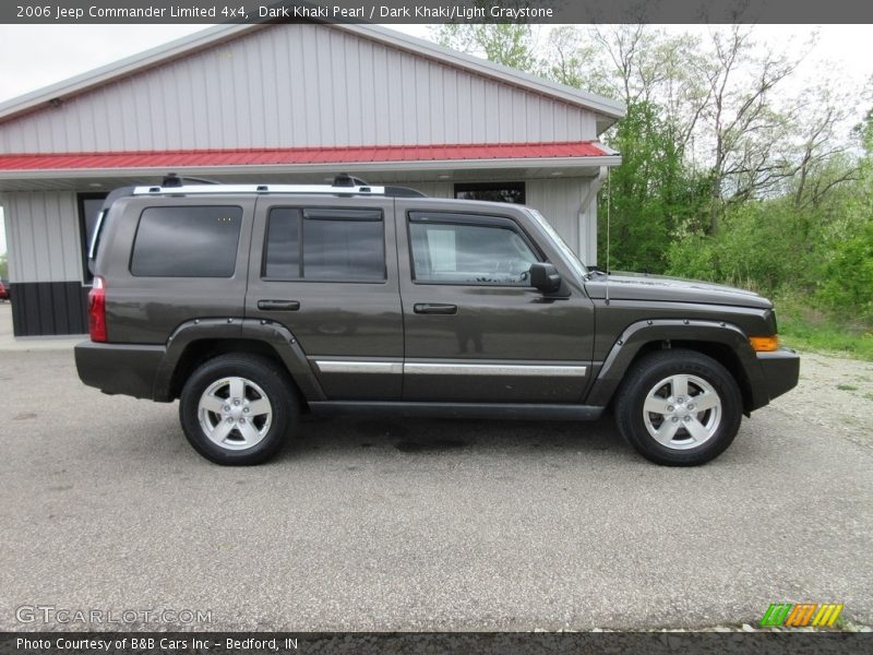Dark Khaki Pearl / Dark Khaki/Light Graystone 2006 Jeep Commander Limited 4x4