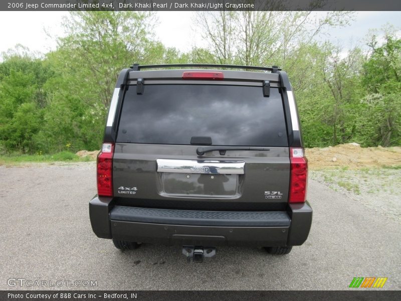 Dark Khaki Pearl / Dark Khaki/Light Graystone 2006 Jeep Commander Limited 4x4