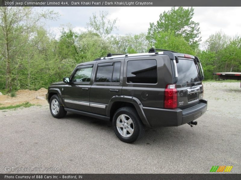 Dark Khaki Pearl / Dark Khaki/Light Graystone 2006 Jeep Commander Limited 4x4