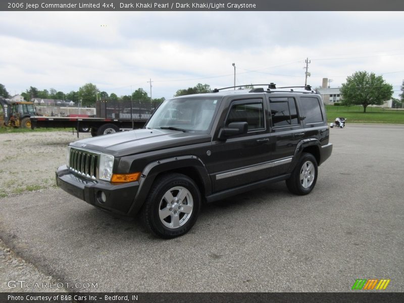 Dark Khaki Pearl / Dark Khaki/Light Graystone 2006 Jeep Commander Limited 4x4