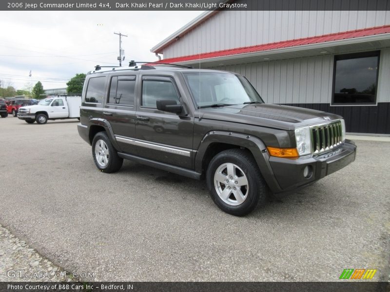 Dark Khaki Pearl / Dark Khaki/Light Graystone 2006 Jeep Commander Limited 4x4