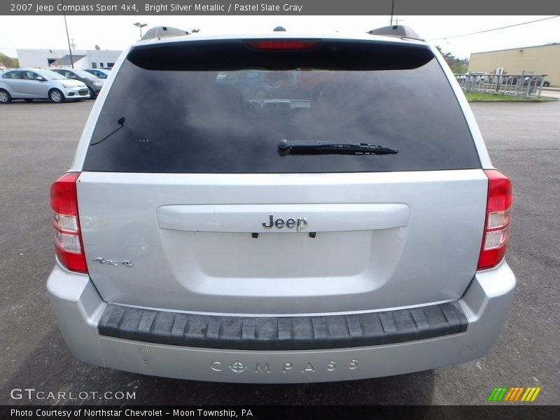 Bright Silver Metallic / Pastel Slate Gray 2007 Jeep Compass Sport 4x4