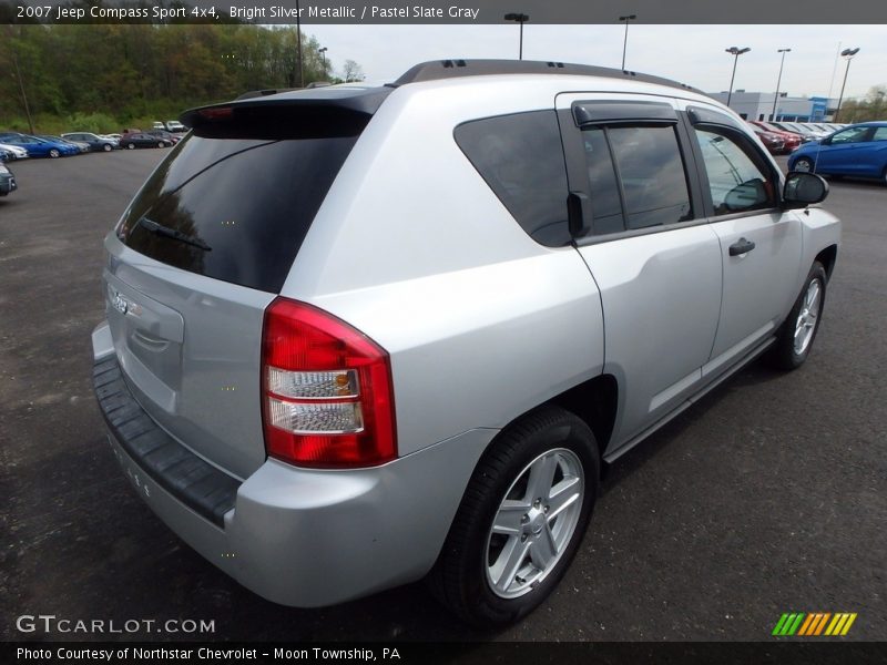 Bright Silver Metallic / Pastel Slate Gray 2007 Jeep Compass Sport 4x4