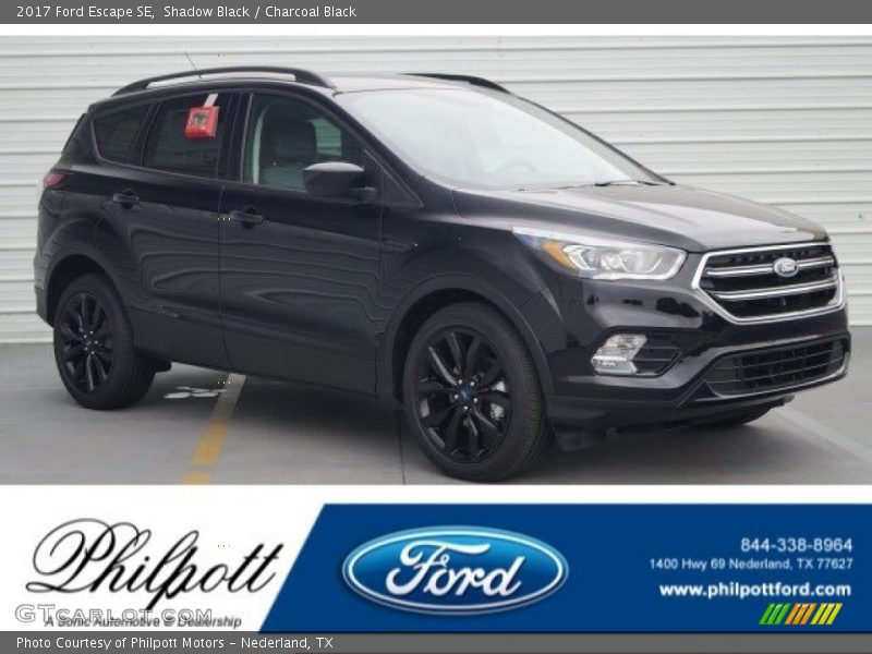 Shadow Black / Charcoal Black 2017 Ford Escape SE