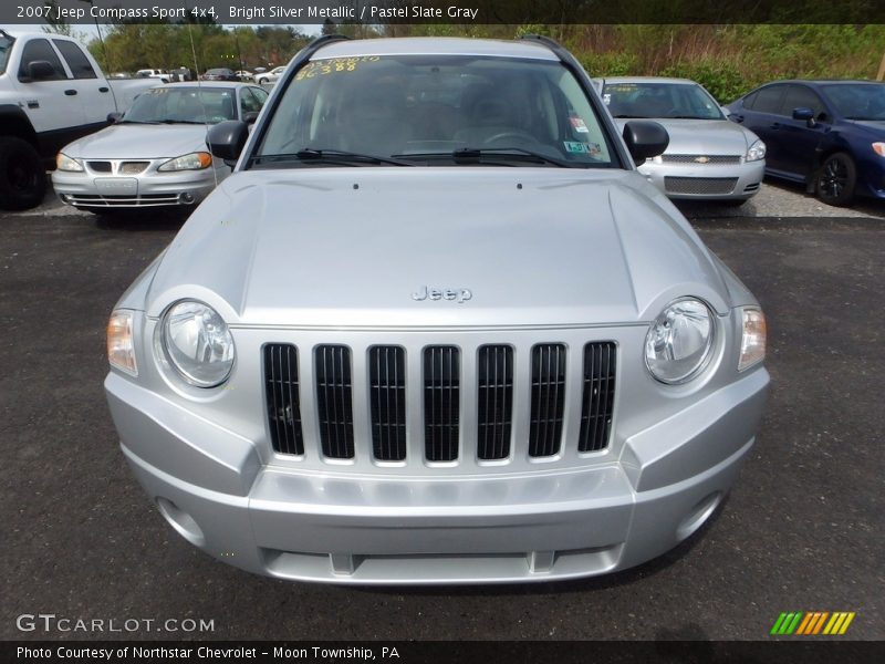 Bright Silver Metallic / Pastel Slate Gray 2007 Jeep Compass Sport 4x4