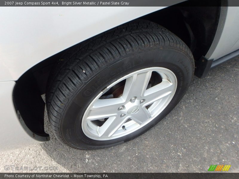 Bright Silver Metallic / Pastel Slate Gray 2007 Jeep Compass Sport 4x4