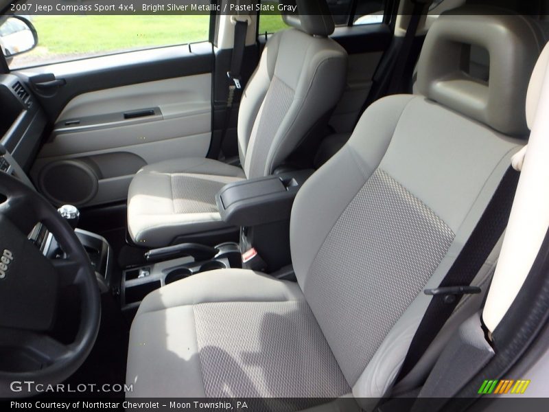 Bright Silver Metallic / Pastel Slate Gray 2007 Jeep Compass Sport 4x4