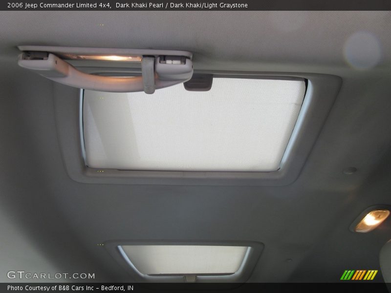 Dark Khaki Pearl / Dark Khaki/Light Graystone 2006 Jeep Commander Limited 4x4