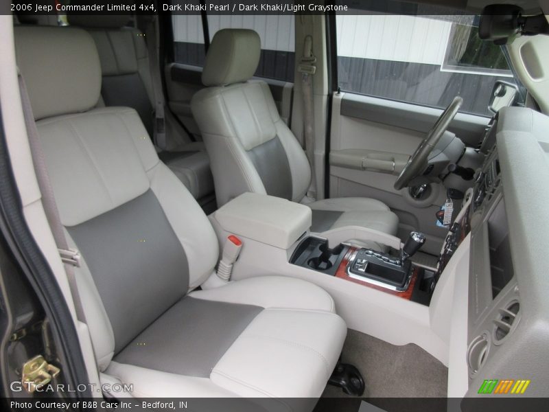 Dark Khaki Pearl / Dark Khaki/Light Graystone 2006 Jeep Commander Limited 4x4