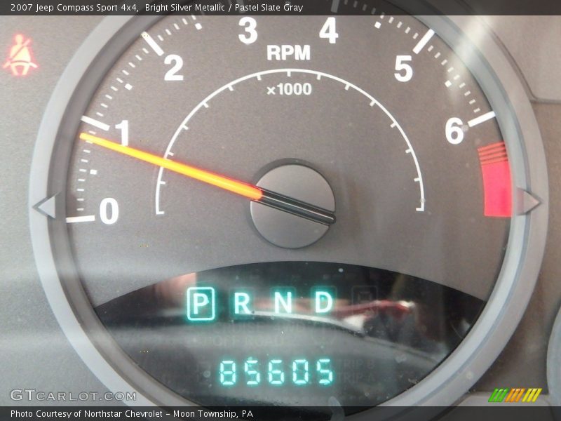 Bright Silver Metallic / Pastel Slate Gray 2007 Jeep Compass Sport 4x4