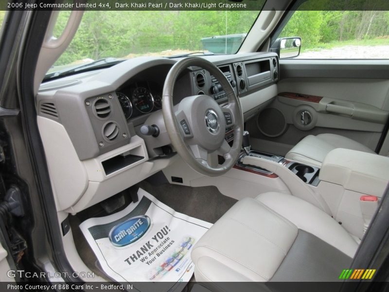 Dark Khaki Pearl / Dark Khaki/Light Graystone 2006 Jeep Commander Limited 4x4