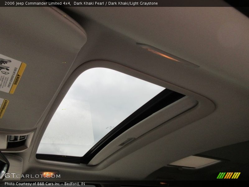 Dark Khaki Pearl / Dark Khaki/Light Graystone 2006 Jeep Commander Limited 4x4