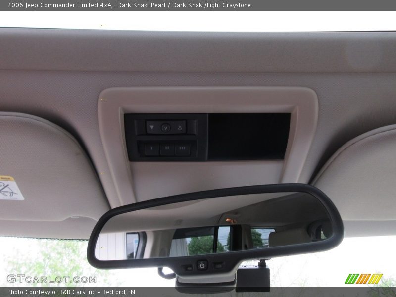 Dark Khaki Pearl / Dark Khaki/Light Graystone 2006 Jeep Commander Limited 4x4