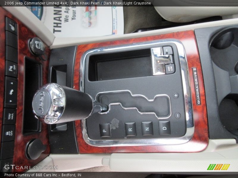 Dark Khaki Pearl / Dark Khaki/Light Graystone 2006 Jeep Commander Limited 4x4