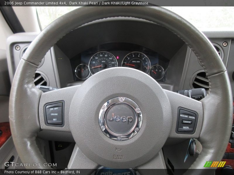 Dark Khaki Pearl / Dark Khaki/Light Graystone 2006 Jeep Commander Limited 4x4