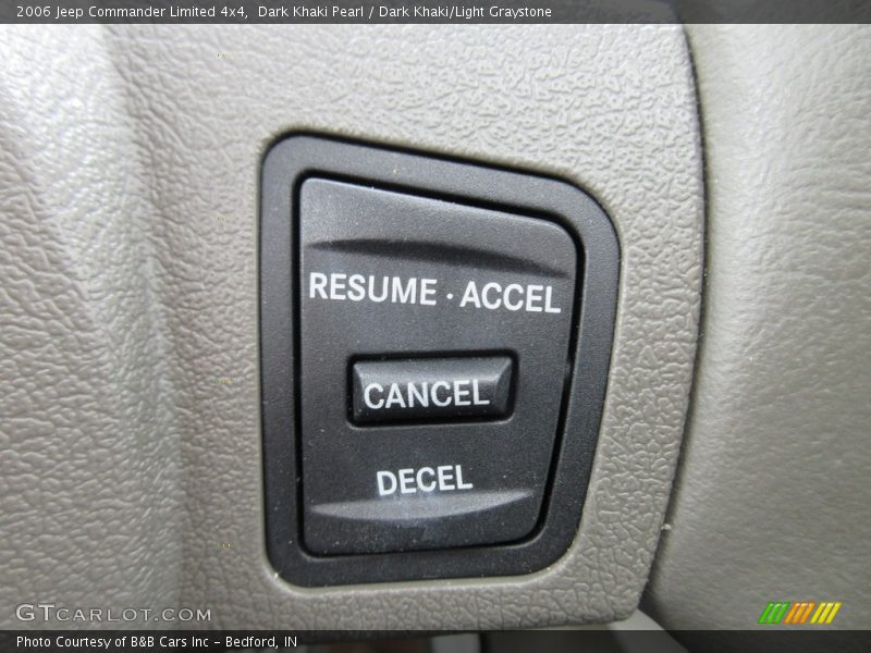 Dark Khaki Pearl / Dark Khaki/Light Graystone 2006 Jeep Commander Limited 4x4