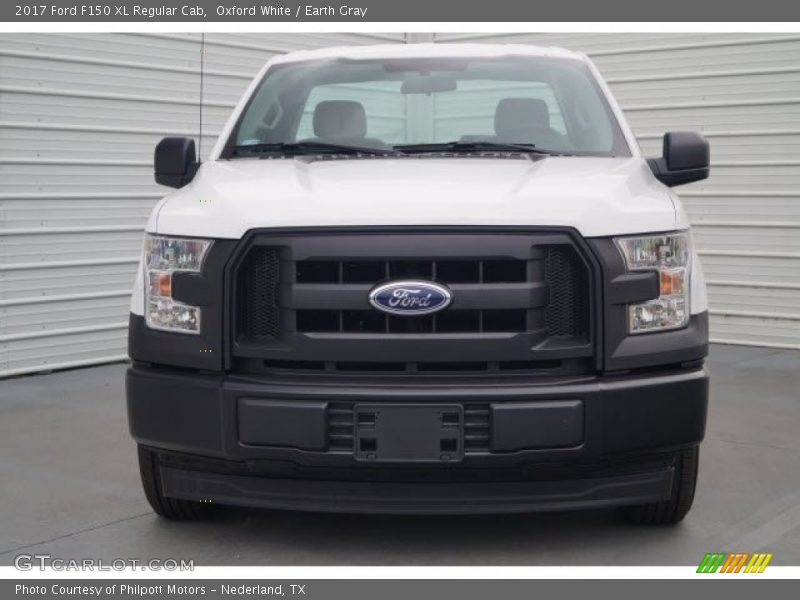 Oxford White / Earth Gray 2017 Ford F150 XL Regular Cab