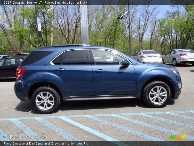 Patriot Blue Metallic / Jet Black 2017 Chevrolet Equinox LT