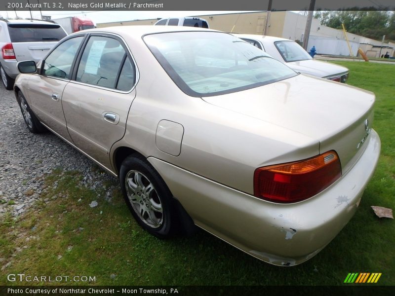 Naples Gold Metallic / Parchment 2001 Acura TL 3.2