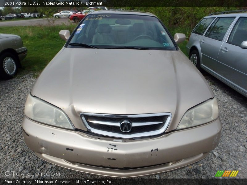 Naples Gold Metallic / Parchment 2001 Acura TL 3.2