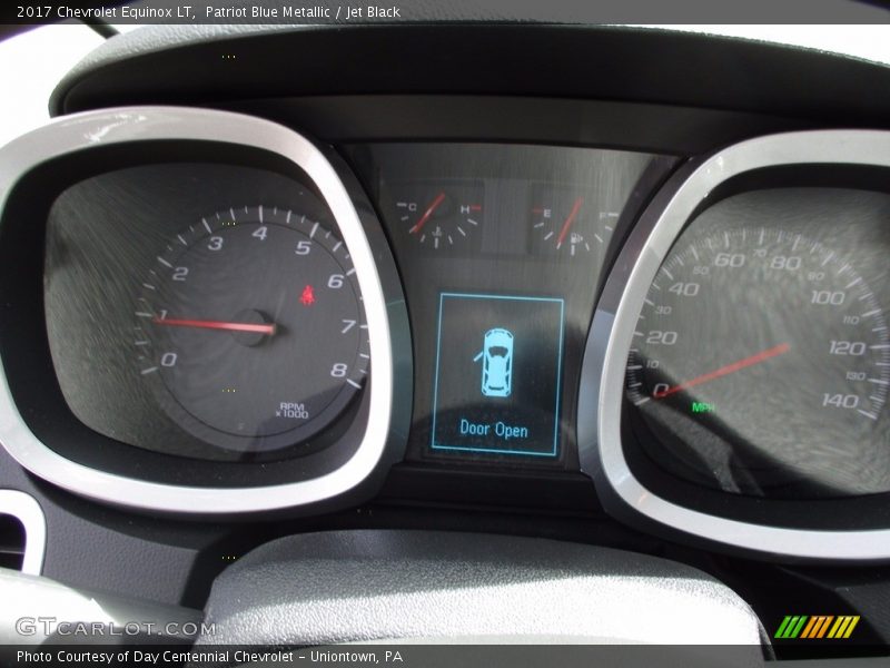 Patriot Blue Metallic / Jet Black 2017 Chevrolet Equinox LT
