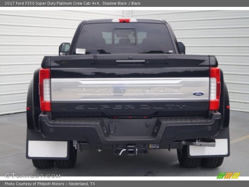 Shadow Black / Black 2017 Ford F350 Super Duty Platinum Crew Cab 4x4