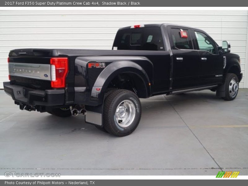 Shadow Black / Black 2017 Ford F350 Super Duty Platinum Crew Cab 4x4