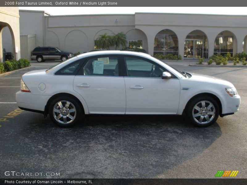 Oxford White / Medium Light Stone 2008 Ford Taurus Limited