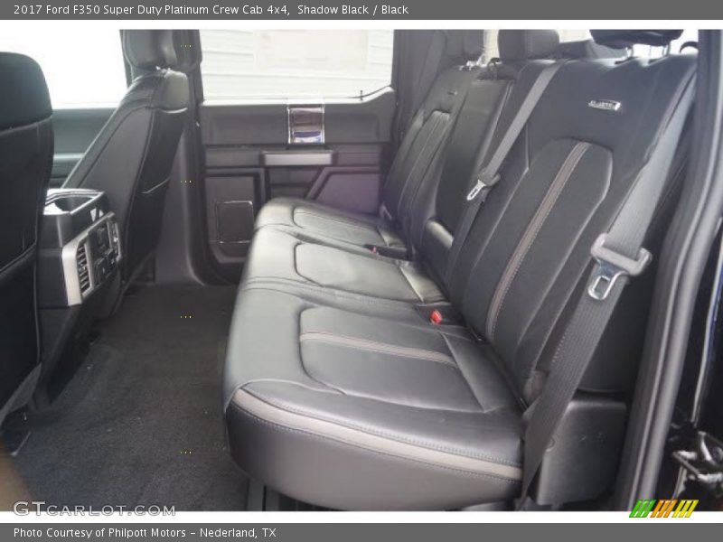 Shadow Black / Black 2017 Ford F350 Super Duty Platinum Crew Cab 4x4