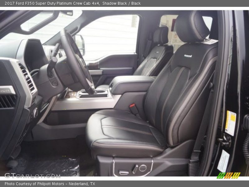Shadow Black / Black 2017 Ford F350 Super Duty Platinum Crew Cab 4x4