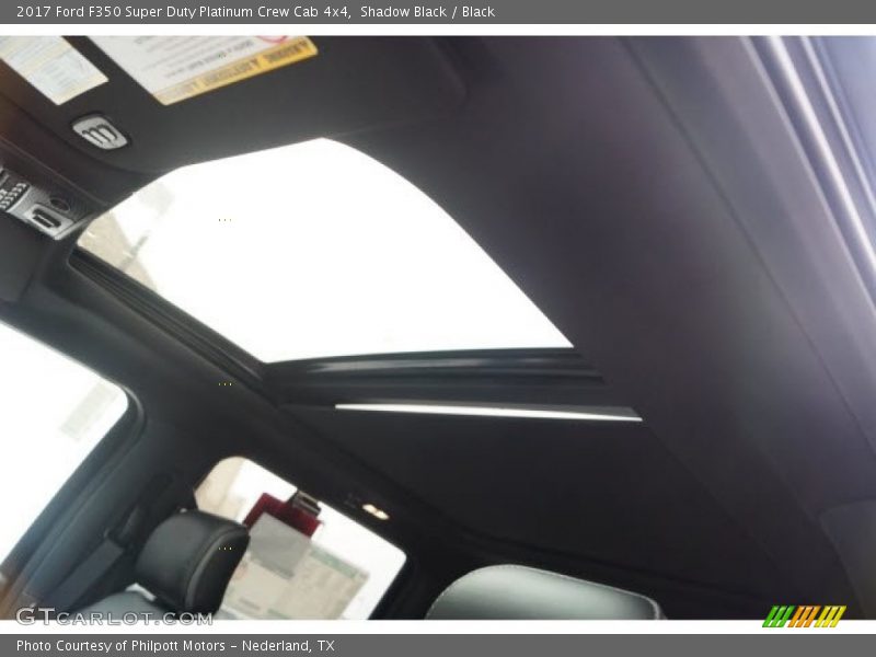 Shadow Black / Black 2017 Ford F350 Super Duty Platinum Crew Cab 4x4